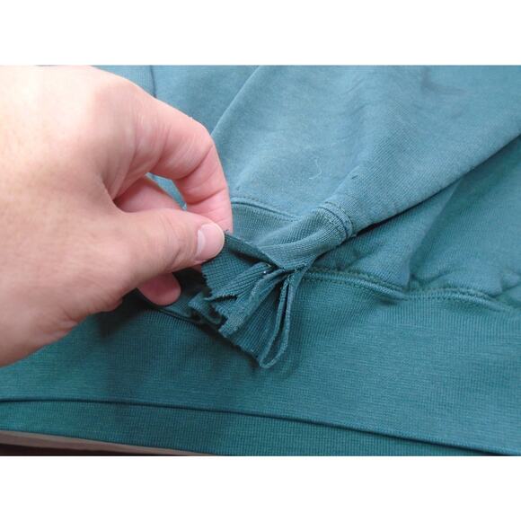 Vintage Carhartt Made in USA Green Hoodie Sweatshirt Large K132HTG Distressed - Picture 6 of 16